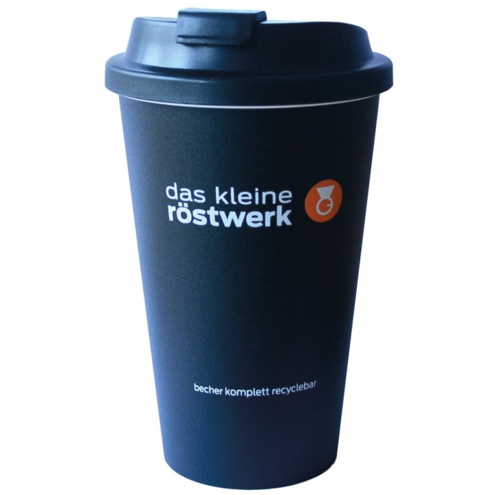 großer coffee to go mehrweg thermobecher (komplett recycelbar)