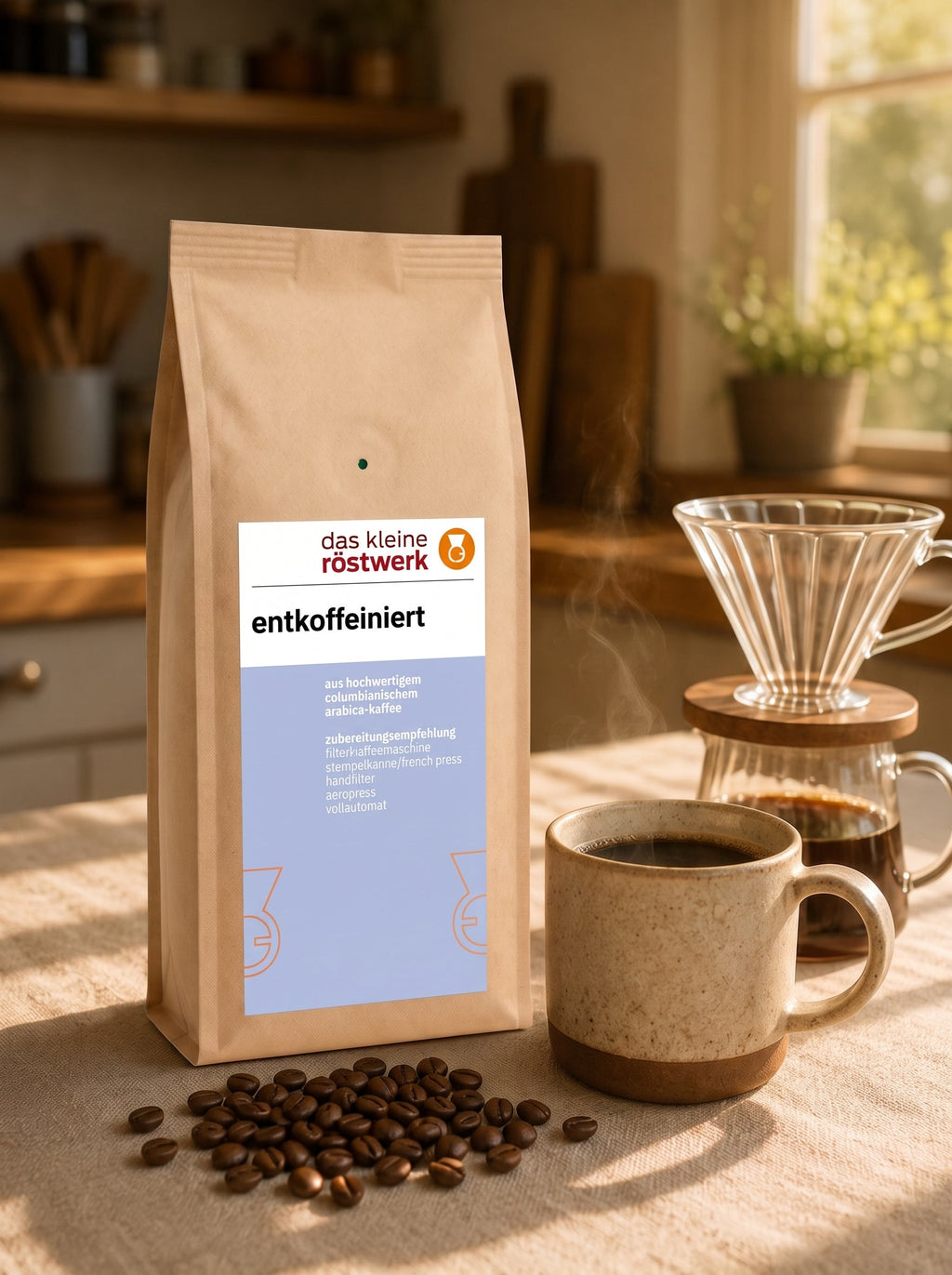 entkoffeiniert – Lifestyle mit Tasse