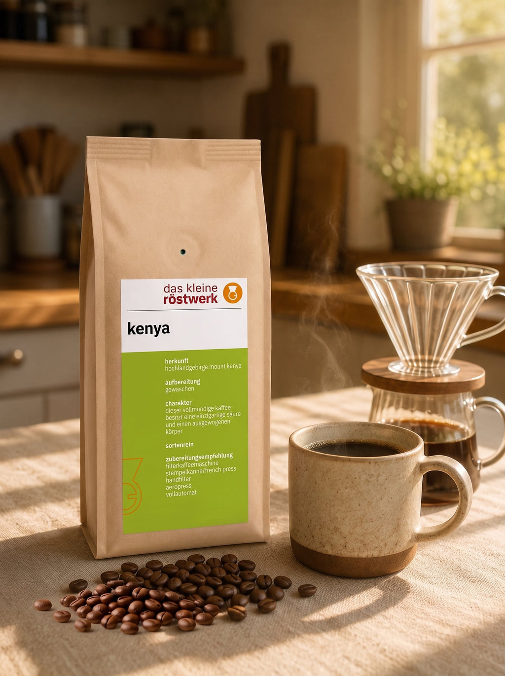 kenya aa top – Lifestyle mit Tasse