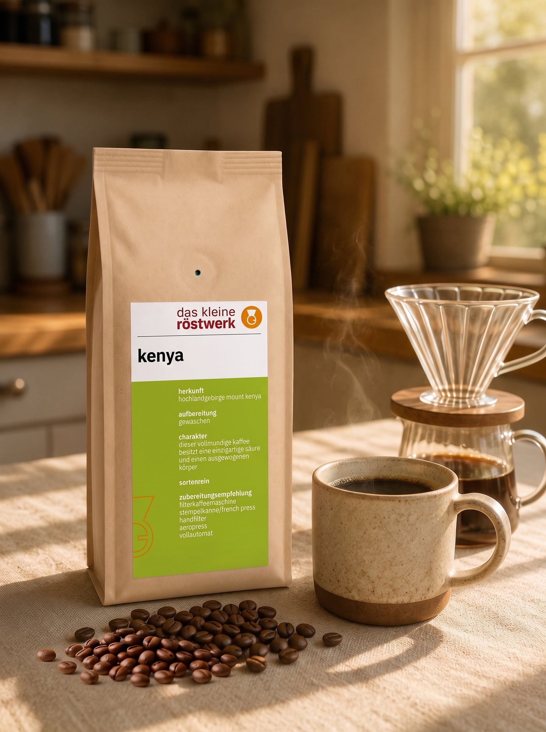 kenya aa top – Lifestyle mit Tasse