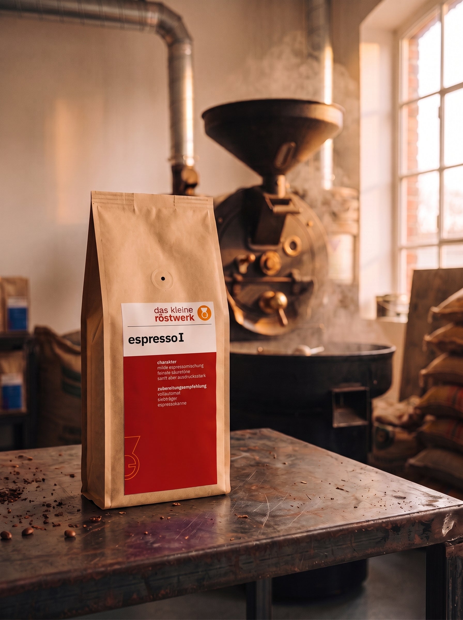 espresso l – in der Rösterei